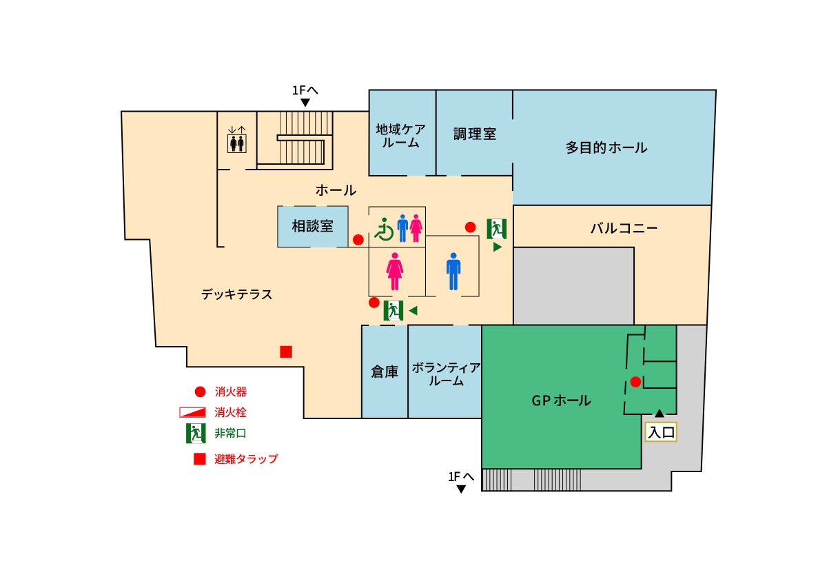 2階のマップ