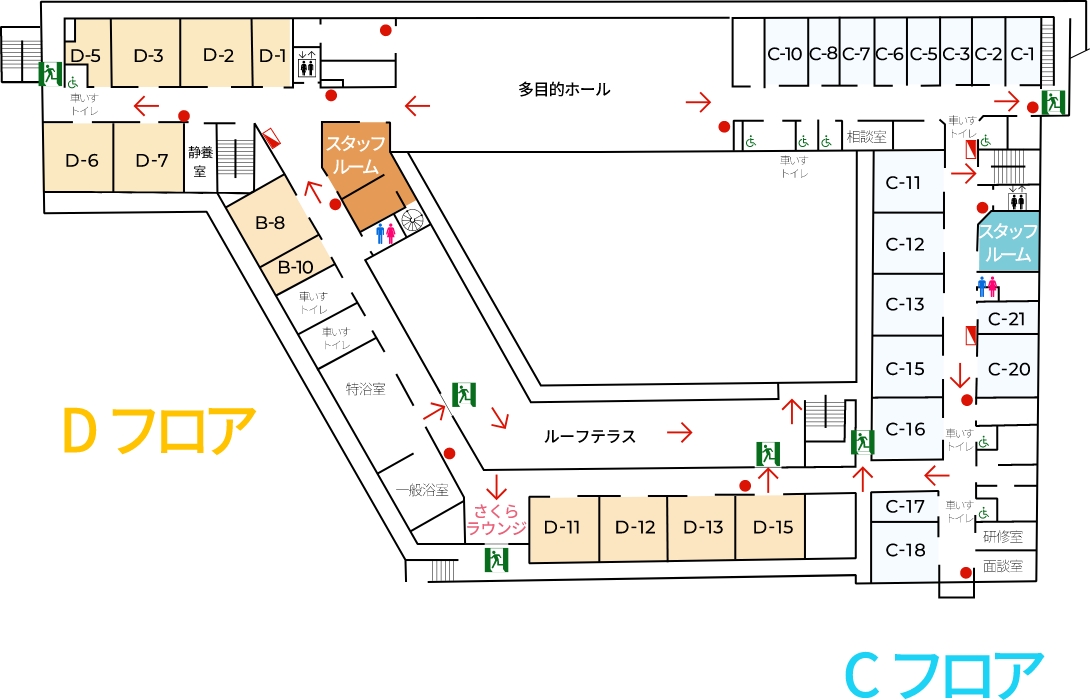 3階のマップ